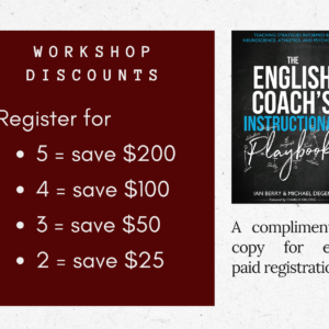 Workshop Discounts