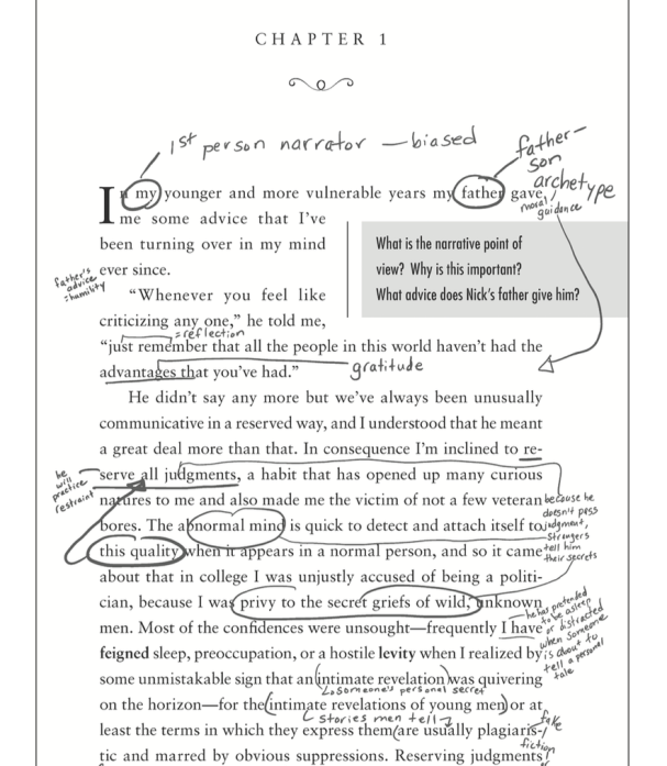 Annotated page